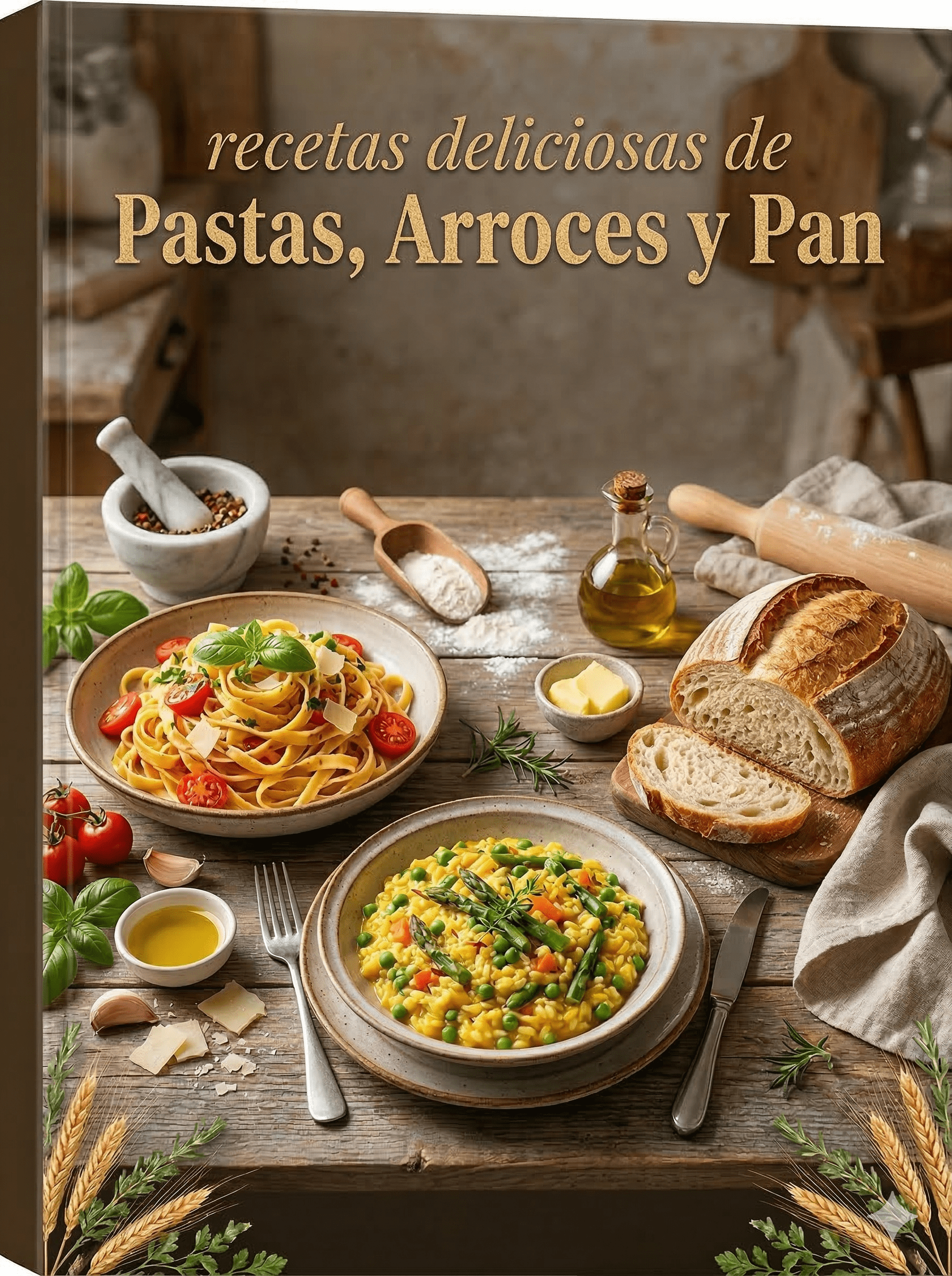 Recetas deliciosas, Pastas Arroces y Pan